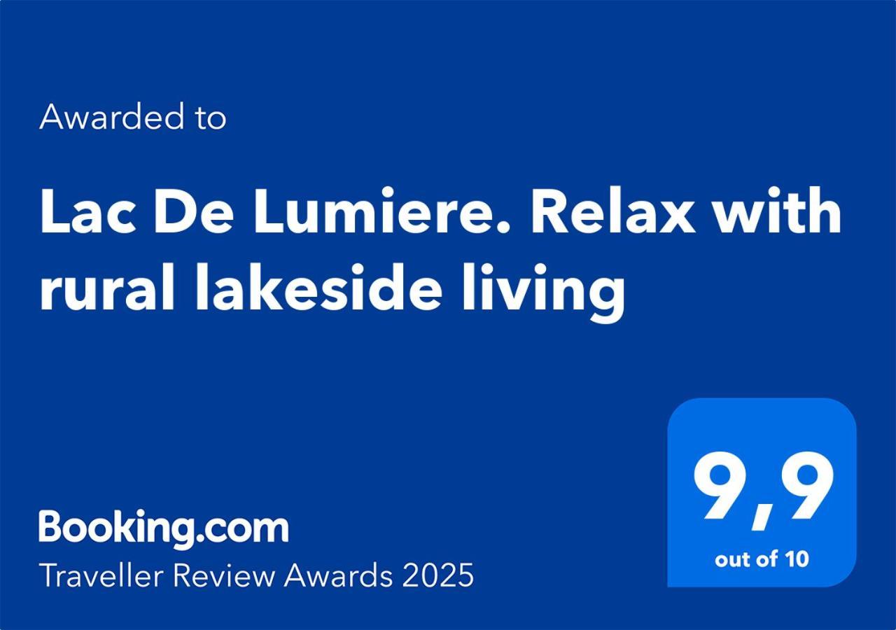 Lac De Lumiere. Relax With Rural Lakeside Living Herry Exteriör bild